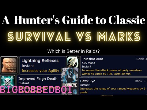 Survival Vs Marksmanship : Which is Better? A Hunter's Guide to Classic WoW