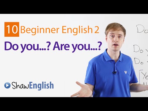 Do you? | Are you? | Learn Common English Questions
