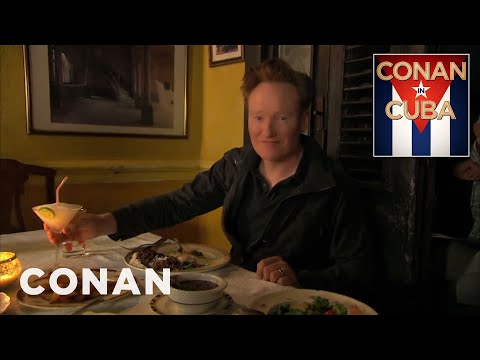 Conan Dines At A Cuban Paladar | CONAN on TBS