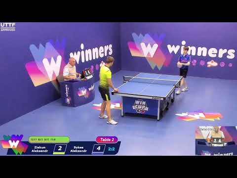 WINners CUP table 2  07.09 Ziakun Aleksandr - Syksa Aleksandr  15:30