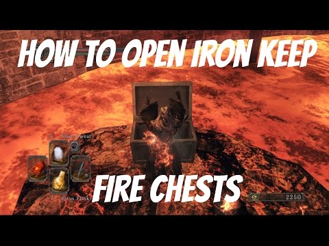 DARK SOULS 2 SotFS - How to open Iron Keep fire Chests