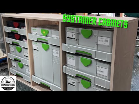 Building Systainer Storage for the Outfeed Assembly Bench