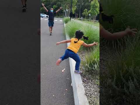 hide and seek - Daddy and daughter  #aribah