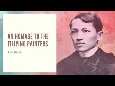 José Rizal - An Homage to the Filipino Painters
