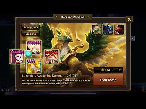 Griffon Awakening Dungeon Safe Team (Rune Showcase) - Summoners War