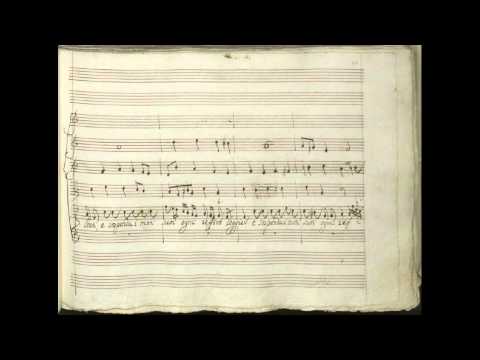 Sara Mingardo : Mentre dormi, Amor fomenti" - da L'Olimpiade  di Vivaldi - autograph manuscript