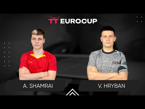 14:30 Andrii Shamrai - Vadym Hryban 08.11.2024 TT Euro.Cup Ukraine Elite. TABLE 4