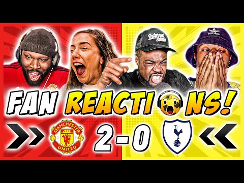 Man United & Spurs Fans Reactions to Man United 2-0 Tottenham | Premier League Fan Reactions