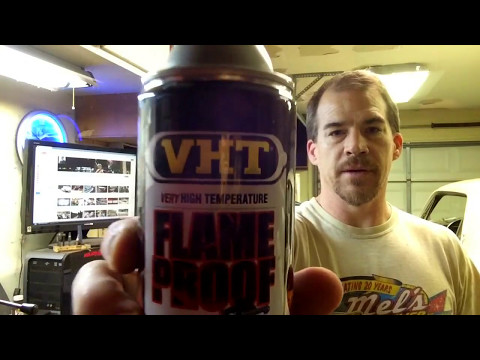 I used VHT Flameproof Paint to paint my exhaust