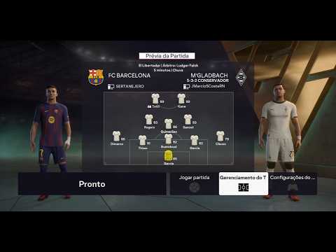 Master League Elite - EAFC 26 - Temp. 25 - Série C - 1º Turno - B Mönchengladbach X Barcelona