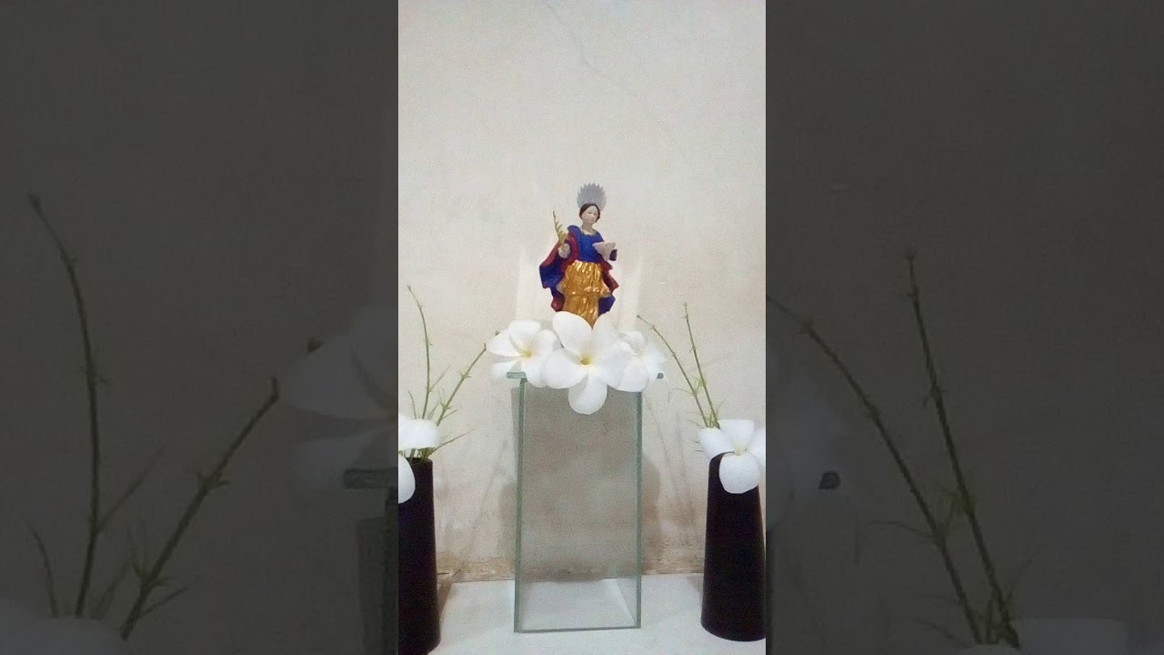 imagem nova de Santa Luzia Replica de Mossoró