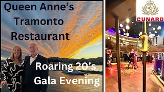 Cunard’s Roaring 20’s Gala Evening on Queen Anne | Tramonto Speciality Restaurant