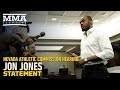 Jon Jones Releases Statement After NAC Hearing - MMA Fighting