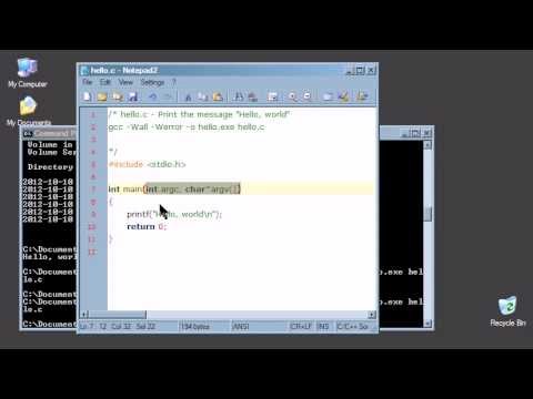 C99 Tutorial Part 2a - Hello, World