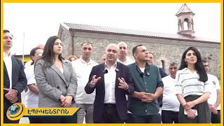 «Լուսավոր Հայաստանին» թույլ չեն տվել նկարել Կիրանցի պատը