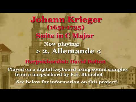 Johann Krieger (1651-1735): Suite 1 in C Major (1697)