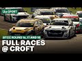 FULL RACES BTCC Round 16 17 And 18 Croft 2025 ITV Sport