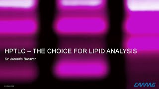 HPTLC – the choice for lipid analysis