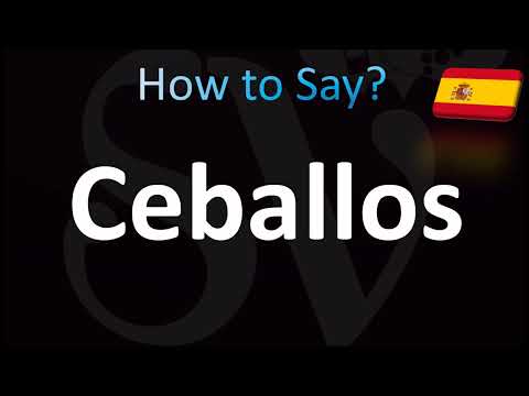 How to Pronounce Ceballos
