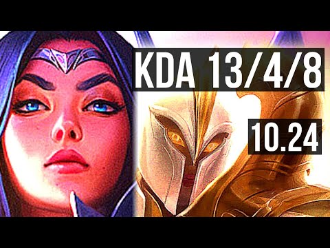IRELIA vs KAYLE (MID) | 8 solo kills, Legendary, 1.0M mastery, 300+ games | EUW Master | v10.24