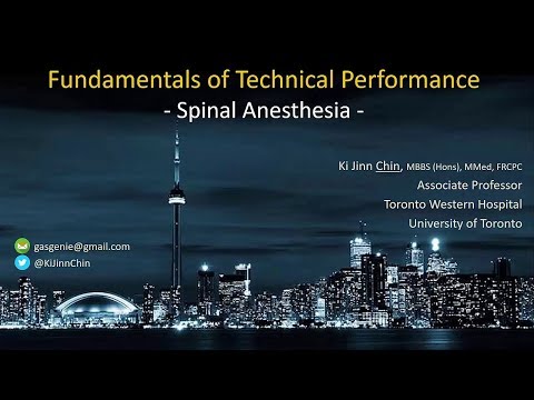 Successful Spinal Anesthesia / Epidural / Lumbar Puncture - Fundamentals of Technique