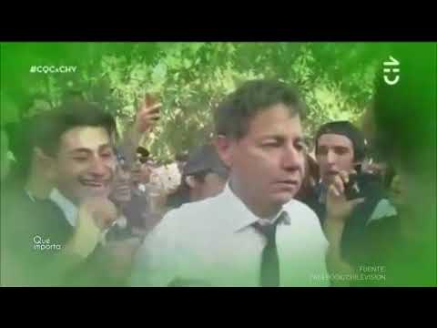 Este reportero se dio un buen viaje durante una nota | El Mundial Qué Importa