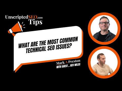 What are the most common technical SEO issues?