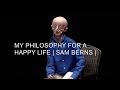 My philosophy for a happy life | Sam Berns | (Ted Talks Summary)