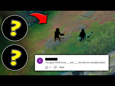 YouTube said this is the most broken bot lane... so we put it to the test