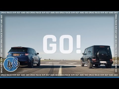 DRAG RACE: RANGE ROVER SVR VS AMG G63