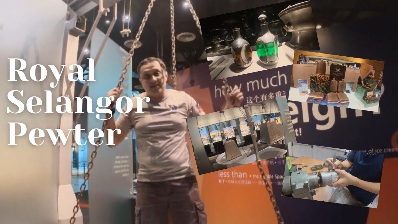 A traveler delves into the captivating Royal Selangor Visitor Centre.