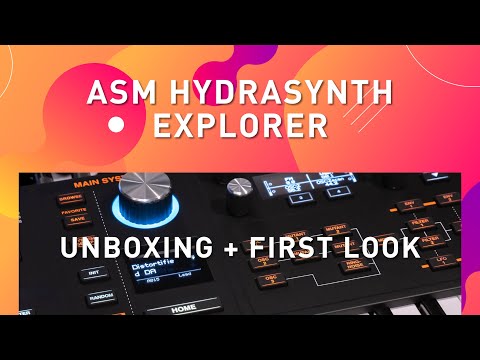 ASM HYDRASYNTH EXPLORER - Unboxing + First look