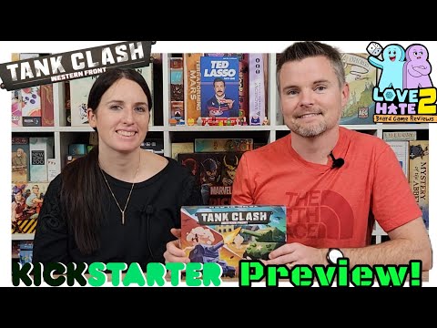 Tank Clash: Western Front - Kickstarter Preview | Love 2 Hate Board Game Reviews #boardgames