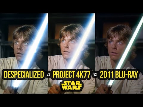 Despecialized vs Project 4K77 vs Star Wars Official 2011 Blu-Ray