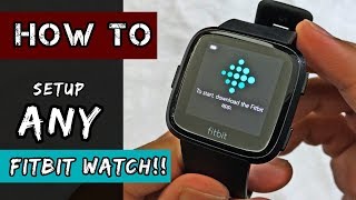 HOW to Setup Fitbit Versa