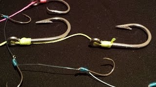 Рыболовный узел snelling a hook