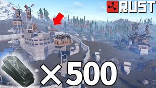 一度も抜かれなかった最強拠点紹介”維持費上金500”【RUST】