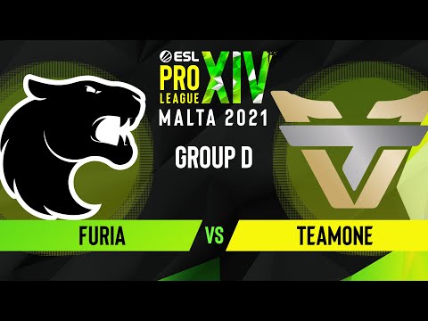 CS:GO - FURIA vs. TeamOne [Mirage] Map 1 - ESL Pro League Season 14 - Group D