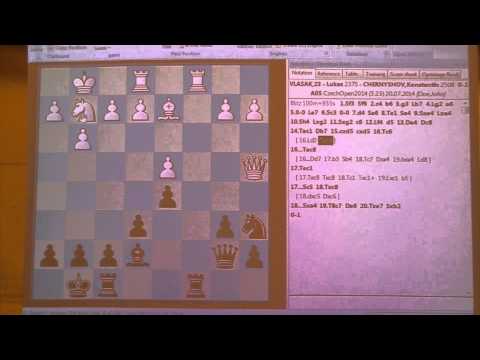 A 3. 23.  FM Lukáš  VLASÁK   - GM Konstantin CHERNYSHOV 0  - 1