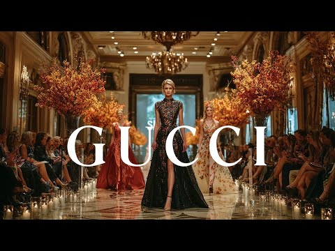 The Ultimate Fashion Show | Model Walk Secrets | Elegant Designer Gowns of High Brand GUCCI