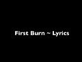 HAMILTON - First Burn Lyrics