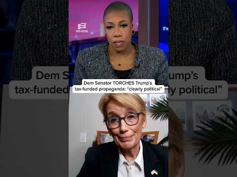 Dem Senator TORCHES Trump's tax-funded propaganda: 'clearly political'
