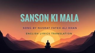Download lagu Sanson Ki Mala Pe – Full English Translation |Rahat Fateh Ali Khan| Divine Love Song|Lyrics Video| mp3