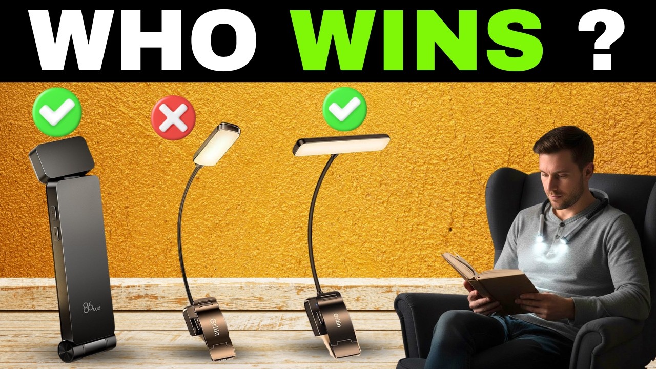 ✅ 7 Best Book Reading Lights [2026] 📚 Book Reading Lamps for Bed, Eyes & Students