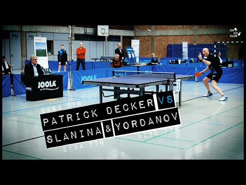 Patrick Decker vs. Slanina & Yordanov (TTS Borsum X TTC Altena | 3. Tischtennis Bundesliga Nord)