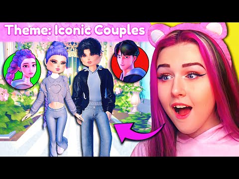 ONLY Dressing As ICONIC COUPLES Cosplays With My BOYFRIEND In DRESS TO IMPRESS! | ROBLOX