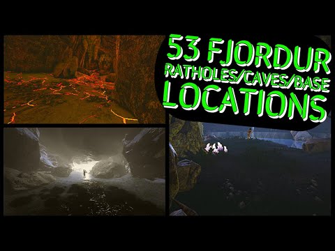 50 plus FJORDUR PVP Ratholes/Caves/Hidden Base Locations