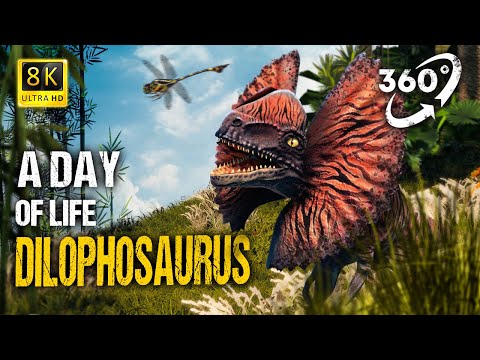 360 VR Dilophosaurus: Experience the Thrill of Dinosaur Riding with a Two-Crested Beast | #6