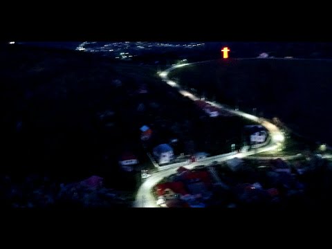 DEALU FRUMOS văzut din dronă, noaptea 🌃 🌙#bySorin
