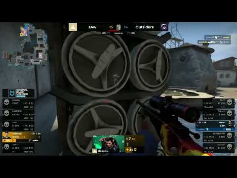 sAw vs Outsiders LAST MAP 15:15 JAME TIME #short #shorts CLUTCH
